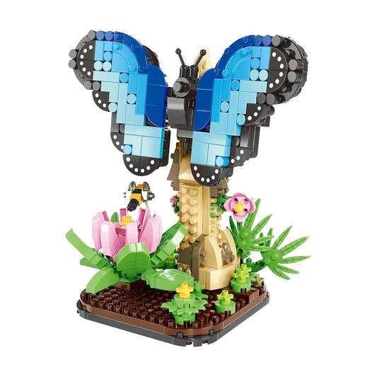 Blue Butterfly Building Blocks