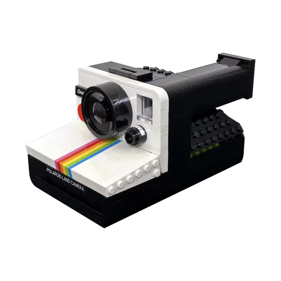 Vintage Instant Camera Building Blocks
